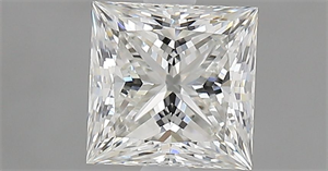 Foto Diamante Natural 1.01 quilates, Princesa , Color H, claridad VVS2 y certificado GIA de
