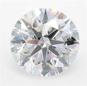 Picture of Lab Grown Diamond 3.00 Carats, Round with Ideal Cut, D Color, VVS1 Clarity and Certified by IGI