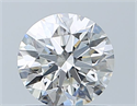 Natural Diamond 0.73 Carats, Round with Excellent Cut, H Color, VS2 Clarity and Certified by GIA