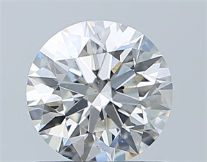 Picture of Natural Diamond 0.73 Carats, Round with Excellent Cut, H Color, VS2 Clarity and Certified by GIA