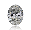 Diamante Natural 0.41 quilates, Ovalado , Color F, claridad VS2 y certificado GIA