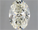 Natural Diamond 1.50 Carats, Oval with  Cut, J Color, SI1 Clarity and Certified by GIA