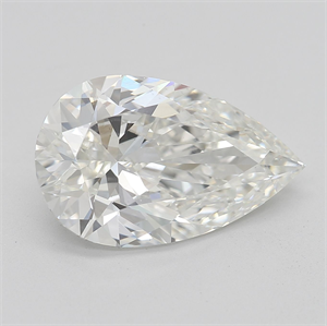 Picture of Natural Diamond 3.01 Carats, Pear with  Cut, I Color, VS2 Clarity and Certified by GIA