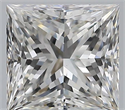 Natural Diamond 1.51 Carats, Princess with  Cut, G Color, VS1 Clarity and Certified by GIA