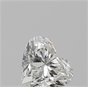 Natural Diamond 0.54 Carats, Heart with  Cut, I Color, VVS1 Clarity and Certified by GIA