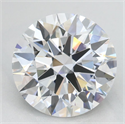 Lab Grown Diamond 2.61 Carats, Round with Ideal Cut, D Color, VVS1 Clarity and Certified by IGI