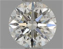 Natural Diamond 0.72 Carats, Round with Excellent Cut, H Color, VVS1 Clarity and Certified by IGI