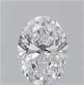 Natural Diamond 2.20 Carats, Oval with  Cut, D Color, SI1 Clarity and Certified by GIA