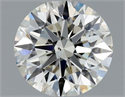 Natural Diamond 0.40 Carats, Round with Excellent Cut, J Color, SI1 Clarity and Certified by GIA