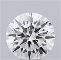 Del inventario de diamantes de laboratorio, 5.52 quilates, Redondo , Color F, claridad VVS1 y certificado IGI