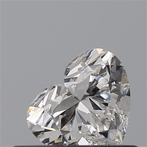 Picture of Natural Diamond 0.44 Carats, Heart with  Cut, D Color, VVS1 Clarity and Certified by GIA