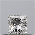 Natural Diamond 0.28 Carats, Princess with  Cut, E Color, VS1 Clarity and Certified by GIA