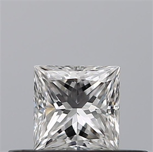 Picture of Natural Diamond 0.28 Carats, Princess with  Cut, E Color, VS1 Clarity and Certified by GIA