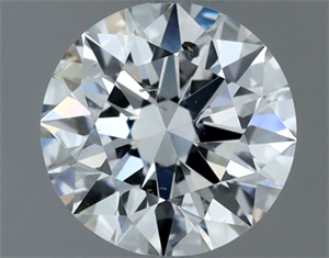 Picture of Natural Diamond 0.90 Carats, Round with Excellent Cut, F Color, SI1 Clarity and Certified by IGI