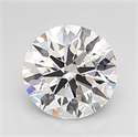 Lab Grown Diamond 1.04 Carats, Round with Ideal Cut, D Color, VVS2 Clarity and Certified by IGI