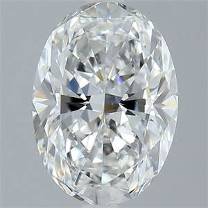 Picture of Natural Diamond 2.01 Carats, Oval with  Cut, F Color, VS2 Clarity and Certified by GIA