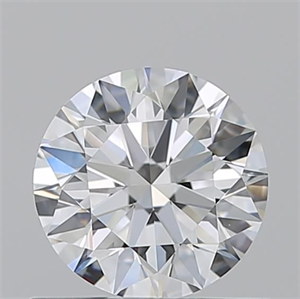 Foto Diamante Natural 0.72 quilates, Redondo , Color E, claridad IF y certificado GIA de