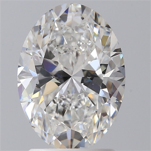 Picture of Natural Diamond 2.05 Carats, Oval with  Cut, F Color, VS2 Clarity and Certified by GIA