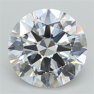 Picture of Lab Grown Diamond 5.01 Carats, Round with Excellent Cut, E Color, VVS1 Clarity and Certified by GIA