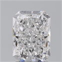 Natural Diamond 2.20 Carats, Radiant with  Cut, D Color, SI1 Clarity and Certified by GIA