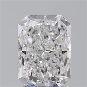Picture of Natural Diamond 2.20 Carats, Radiant with  Cut, D Color, SI1 Clarity and Certified by GIA