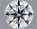 Natural Diamond 0.90 Carats, Round with Very Good Cut, D Color, SI1 Clarity and Certified by GIA