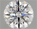 Natural Diamond 0.47 Carats, Round with Excellent Cut, D Color, VS2 Clarity and Certified by GIA