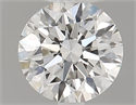 Diamante Natural 0.41 quilates, Redondo , Color G, claridad IF y certificado GIA