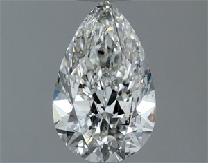 Picture of Natural Diamond 0.60 Carats, Pear with  Cut, H Color, SI2 Clarity and Certified by GIA