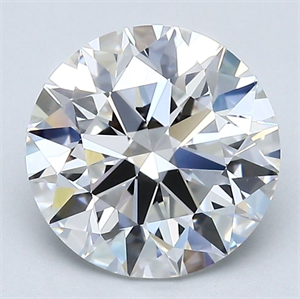 Picture of Natural Diamond 2.80 Carats, Round with Excellent Cut, E Color, VS1 Clarity and Certified by GIA