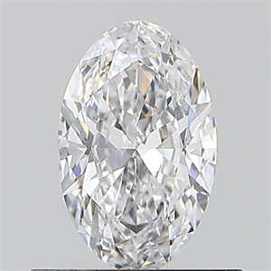 Picture of Natural Diamond 0.50 Carats, Oval with  Cut, D Color, VS2 Clarity and Certified by GIA