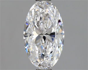Picture of Natural Diamond 0.90 Carats, Oval with  Cut, D Color, SI1 Clarity and Certified by GIA