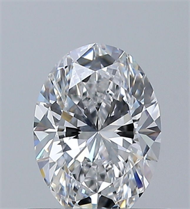 Picture of Natural Diamond 0.52 Carats, Oval with  Cut, D Color, VVS2 Clarity and Certified by GIA