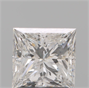 Natural Diamond 1.51 Carats, Princess with  Cut, G Color, VS1 Clarity and Certified by GIA