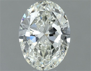 Picture of Natural Diamond 0.50 Carats, Oval with  Cut, I Color, VVS2 Clarity and Certified by IGI