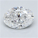 Diamante Natural 1.51 quilates, Ovalado , Color E, claridad I1 y certificado GIA