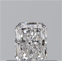 Diamante Natural 0.25 quilates, Radiante , Color D, claridad VVS1 y certificado GIA