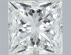 Foto Diamante Natural 1.52 quilates, Princesa , Color J, claridad SI1 y certificado GIA de