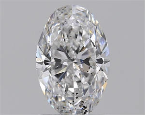Picture of Natural Diamond 1.00 Carats, Oval with  Cut, D Color, SI2 Clarity and Certified by GIA