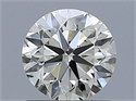 Natural Diamond 1.01 Carats, Round with Very Good Cut, M Color, SI1 Clarity and Certified by GIA
