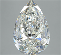 Natural Diamond 4.01 Carats, Pear with  Cut, I Color, VS1 Clarity and Certified by GIA