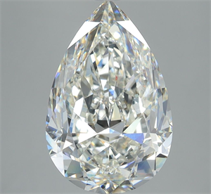 Picture of Natural Diamond 4.01 Carats, Pear with  Cut, I Color, VS1 Clarity and Certified by GIA