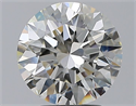 Diamante Natural 3.01 quilates, Redondo , Color J, claridad VS1 y certificado GIA