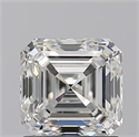 Natural Diamond 1.50 Carats, Asscher with  Cut, I Color, SI2 Clarity and Certified by GIA