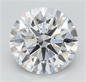 Lab Grown Diamond 2.62 Carats, Round with Ideal Cut, D Color, VVS1 Clarity and Certified by IGI