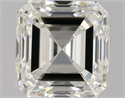 Natural Diamond 1.30 Carats, Asscher with  Cut, L Color, VVS1 Clarity and Certified by GIA