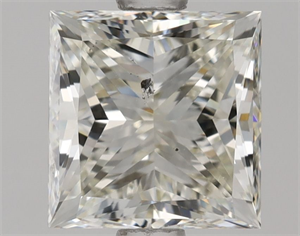 Picture of Natural Diamond 1.77 Carats, Princess with  Cut, L Color, SI2 Clarity and Certified by GIA