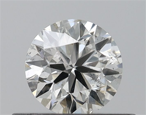 Picture of Natural Diamond 0.40 Carats, Round with Excellent Cut, I Color, SI2 Clarity and Certified by IGI