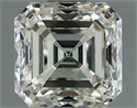 Natural Diamond 1.01 Carats, Asscher with  Cut, K Color, VVS1 Clarity and Certified by IGI
