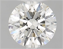 Natural Diamond 0.73 Carats, Round with Excellent Cut, K Color, VVS1 Clarity and Certified by GIA